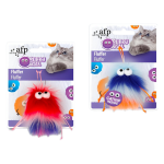 AFP Fluffer Cat Toy with Catnip Mainan Kucing Bulu Fluffy Catnip  Plush Cat Toy 15cm Bola