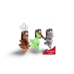 All For Paws AFP T-REX Dino Triceratops Stegasaurus Medium Large Plush Dog Toy Mainan Boneka Dinosaurus Anjing
