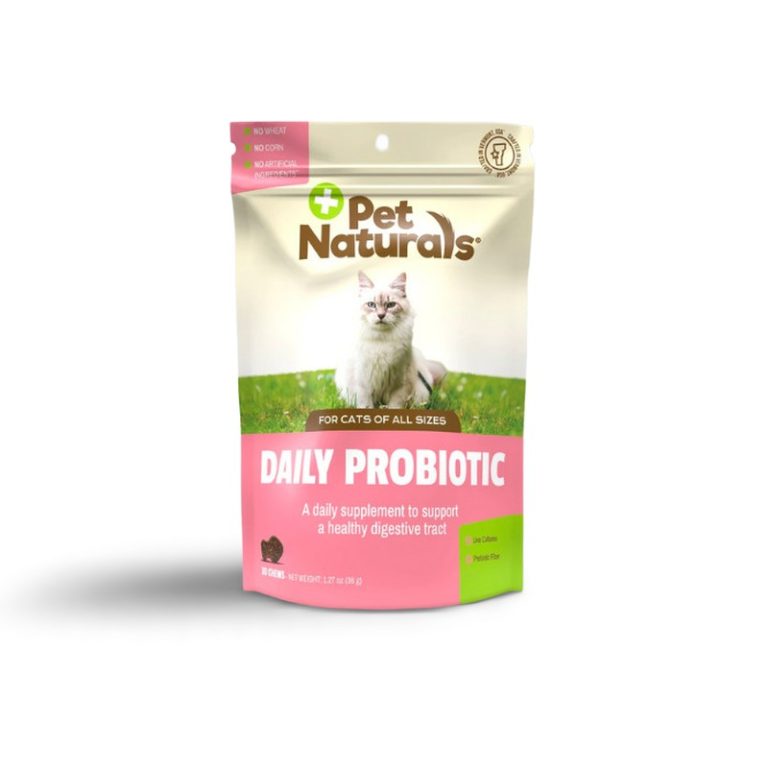 Pet Naturals of Vermont, Daily Probiotic Cats Probiotik Kucing Vitamin