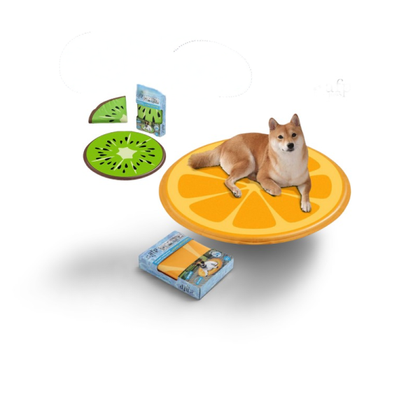 All For Paws AFP Chill Out Cooling  Gel Mat Kiwi Orange Alas Tempat Tidur Hewan Dingin Kasur Ranjang Anjing Kucing Dog Cat Mat