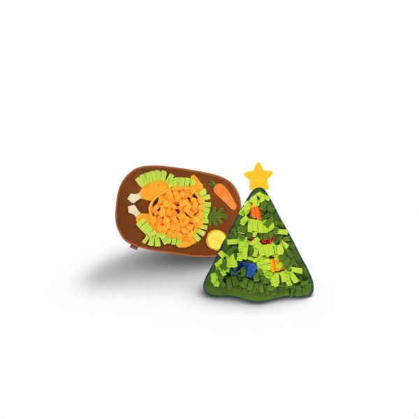 P.L.A.Y Pet Play Snuffle Mat Holiday Series Slow Feeder Interactive Mainan Anjing Hidden Treats Dog Toys Mainan Interaktif Anjing