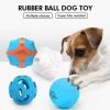 All For Paws AFP Meta Ball Bounce & Rattle Rubber Dog Toy Mainan Bola Anjing Membal Bunyi Interaktif - Image 5