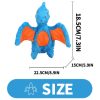 All For Paws AFP T-REX Dinosaurus Dog Toy Plush Mainan Anjing Boneka Dino Small Squeaker Bunyi Durable - Image 3
