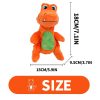 All For Paws AFP T-REX Dinosaurus Dog Toy Plush Mainan Anjing Boneka Dino Small Squeaker Bunyi Durable - Image 4