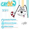 All For Paws AFP Catoon Kicker Curious Mouse Catnip Mainan Kucing Cat Toy Bunny Kick Boneka Tikus Durable - Image 3