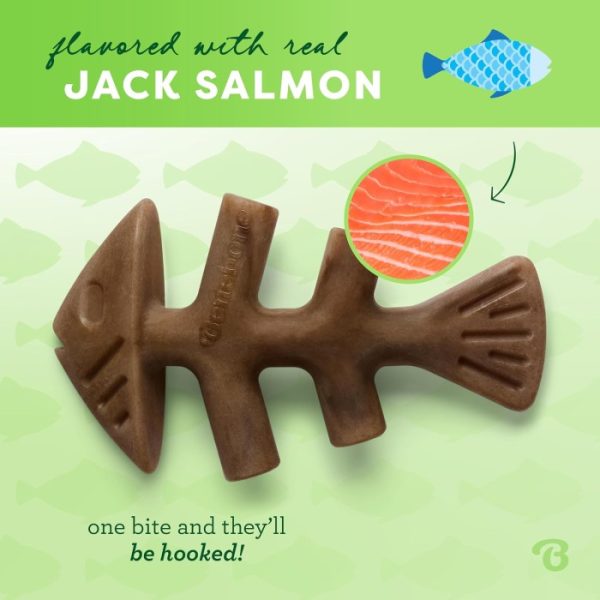 Benebone Fishbone Dog Dental Chew Toy Mainan Gigit Anjing Dental Fish Salmon Flavor Small Medium Large Giant Dog - Image 4