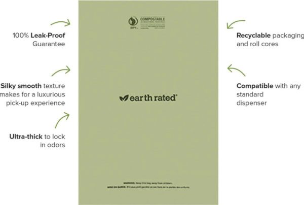 Earth Rated Compostable Poop Bag Refill Roll Isi Ulang Eco Friendly - Image 4