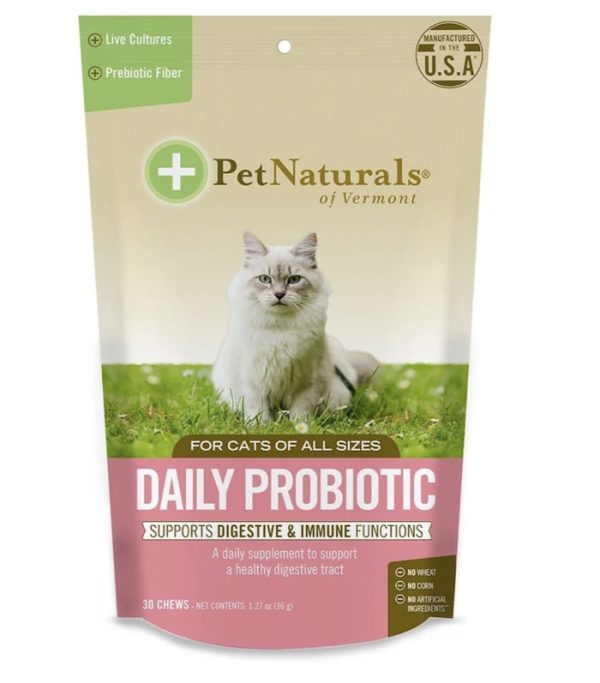Pet Naturals of Vermont, Daily Probiotic Cats Probiotik Kucing Vitamin - Image 4