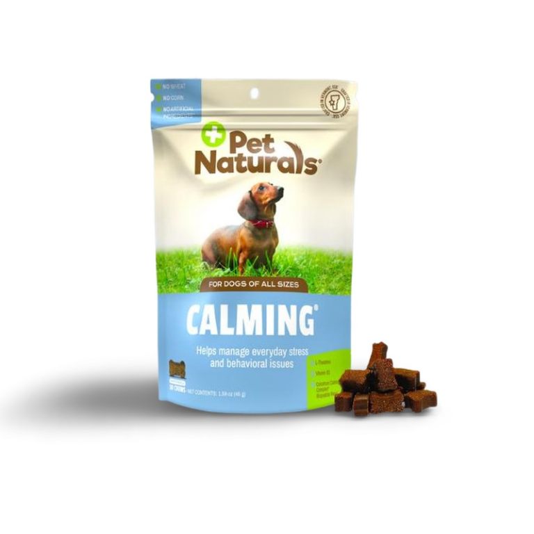 Pet Naturals of Vermont Calming Dog Stress Anxiety Suplemen Anjing