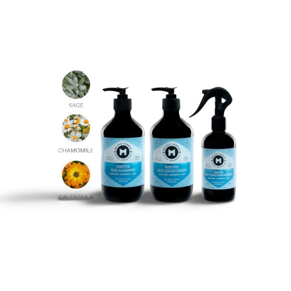 Melanie Newman Soothe Shampoo Conditioner Anjing Aloe Vera