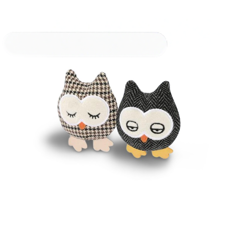 P.L.A.Y Pet Play Feline Frenzy Catnip Cat Toys Mainan Kucing OWL