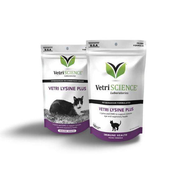 VetriScience, Vetri L-Lysine Plus Immune Support Cat Kucing Kitten