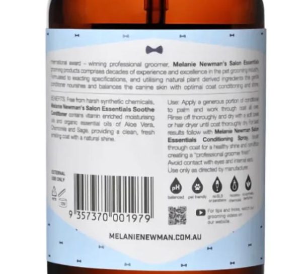 Melanie Newman Soothe Shampoo Conditioner Anjing Aloe Vera - Image 5