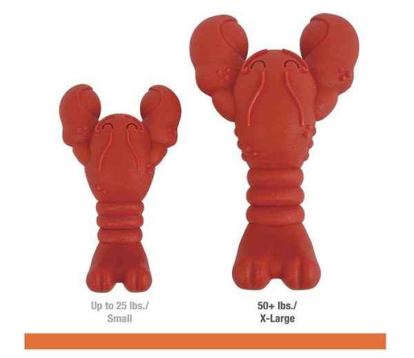 Nylabone Lobster Dog Toy Power Chew Mainan Gigitan Anjing Dental Gigi - Image 6