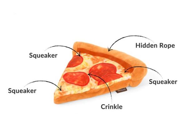 P.L.A.Y. Pet Play Snack Attack Mainan Boneka Anjing Puppyroni Pizza - Image 3