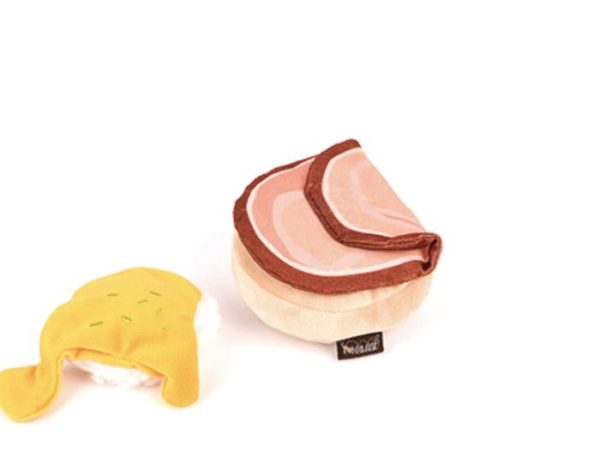 P.L.A.Y. Pet Play Barking Brunch Mainan Boneka Anjing Egg Benedict - Image 3