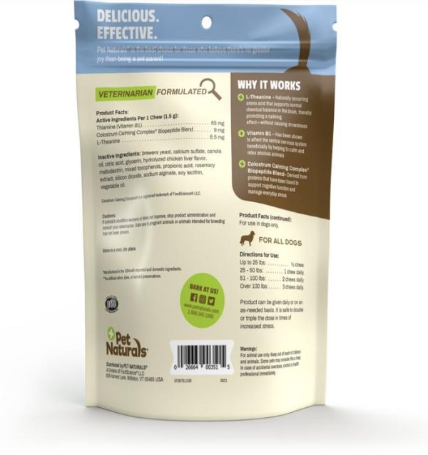 Pet Naturals of Vermont Calming Dog Stress Anxiety Suplemen Anjing - Image 2