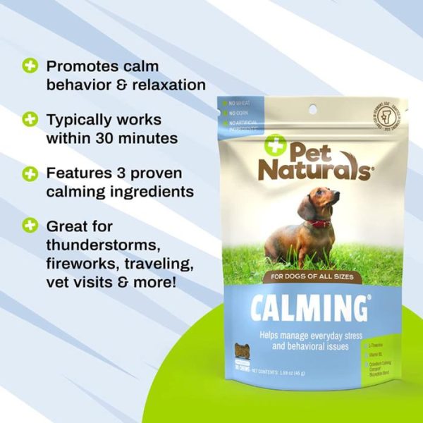 Pet Naturals of Vermont Calming Dog Stress Anxiety Suplemen Anjing - Image 4