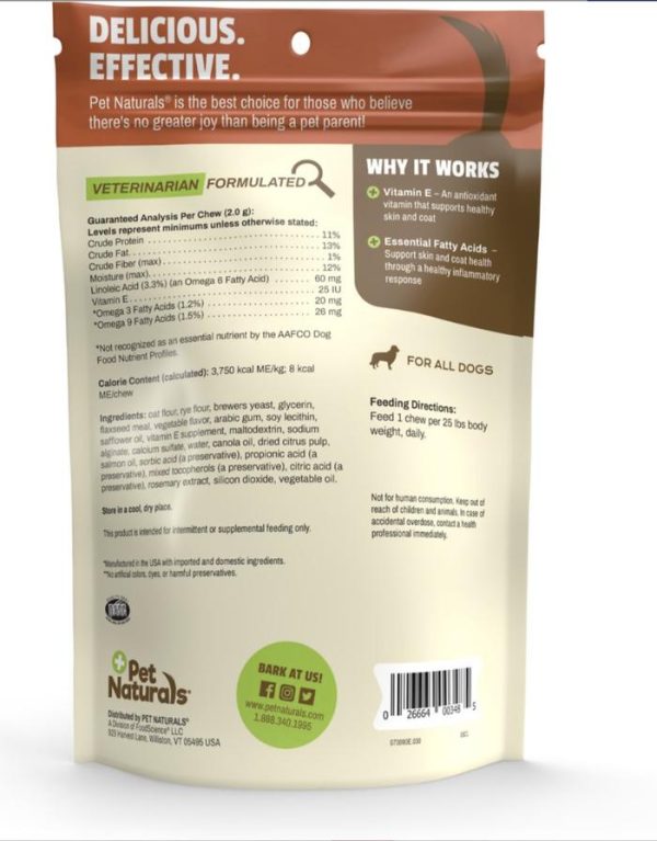 Pet Naturals Skin Coat Dog Vitamin Bulu Kulit Gatal Anjing Omega 3 - Image 2