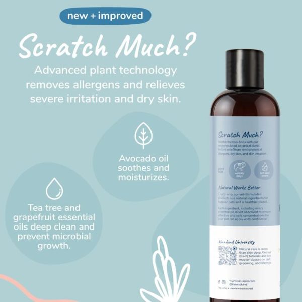 kin+kind Natural Itchy Dog Shampoo Anjing Gatal Kulit Sensitif Iritasi - Image 2