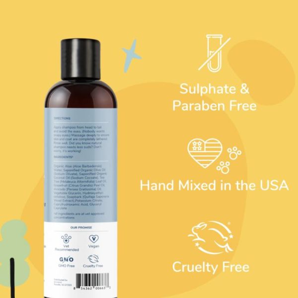 kin+kind Natural Itchy Dog Shampoo Anjing Gatal Kulit Sensitif Iritasi - Image 3