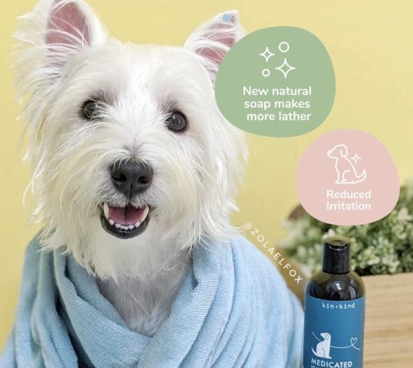 kin+kind Natural Itchy Dog Shampoo Anjing Gatal Kulit Sensitif Iritasi - Image 5