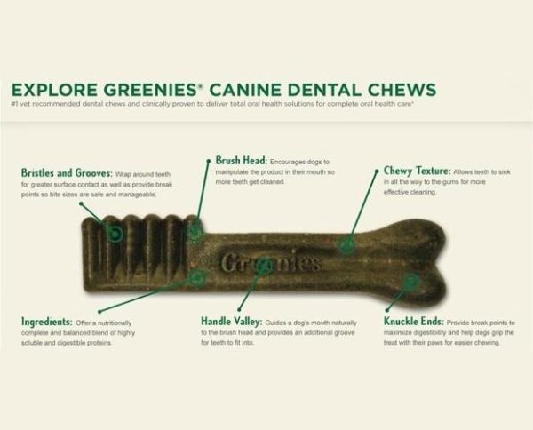 Greenies Original Large Dental Dog Treats Anjing Gigi Snack Canine - Image 3