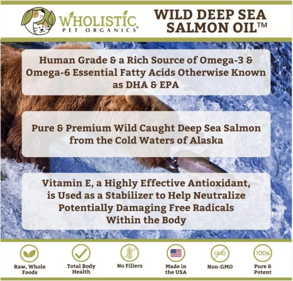 Wholistic Pet Organics Wild Salmon Oil Dog Cat Fish Oil Anjing Kucing - Image 5