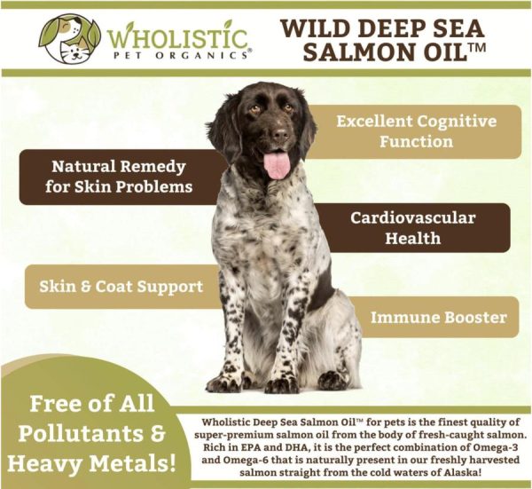 Wholistic Pet Organics Wild Salmon Oil Dog Cat Fish Oil Anjing Kucing - Image 6