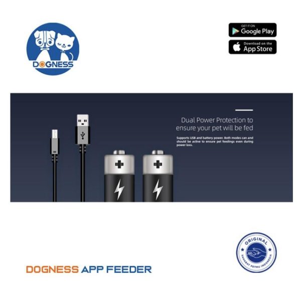 Dogness Pet Smart App Feeder 6L Food Dispenser Automatic Tempat Makan - Image 6