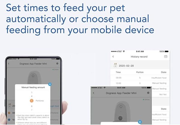 Dogness Pet Smart App Feeding Mini 2L Tempat Makan Otomatis Hewan - Image 2