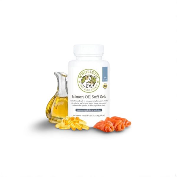 Wholistic Pet Organics Wild Salmon Oil Dog Cat Fish Oil Anjing Kucing