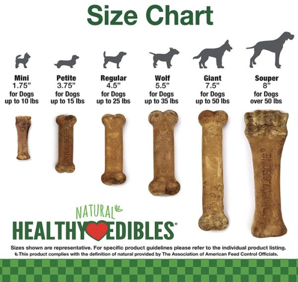 Nylabone Healthy Edibles Natural Long Lasting Snack Anjing Dog Treats - Gambar 4