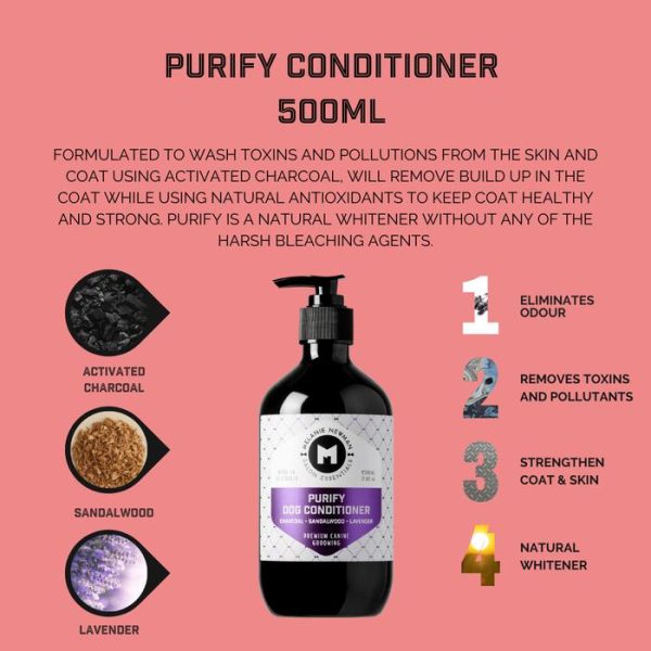 Melanie Newman Purify Dog Shampoo Conditioner Scrub Grooming Anjing - Image 3