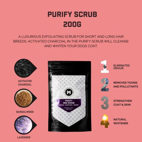 Melanie Newman Purify Dog Shampoo Conditioner Scrub Grooming Anjing - Image 4