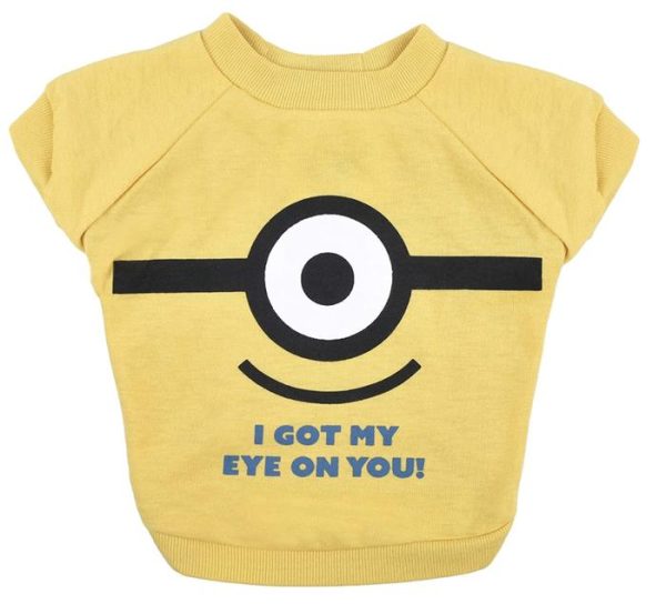 Minions Despicable Me Yellow Dog T Shirt Kaos Anjing Kucing Baju - Image 3