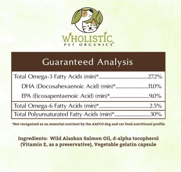 Wholistic Pet Organics Wild Salmon Oil Dog Cat Fish Oil Anjing Kucing - Image 2