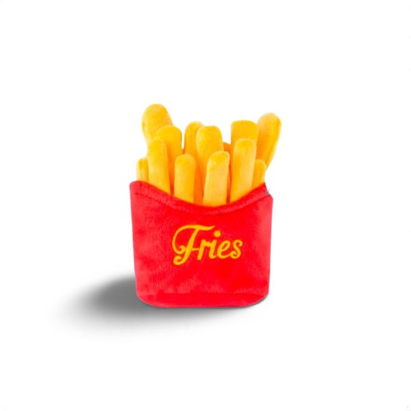 P.L.A.Y. Pet Play American Classic Plush Dog Toy Anjing Fries Squeak
