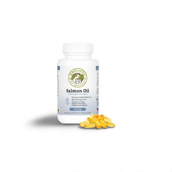 Wholistic Pet Organics Wild Salmon Oil Dog Cat Fish Oil Anjing Kucing