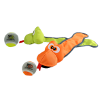 All For Paws AFP Outdoor Dog Mamba Swing Dog Toys Mainan Anjing Bola Ular Snake Fetch Squeaks Bunyi
